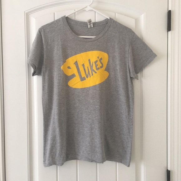 Anvil Tops - Luke’s Diner Gray Women’s Tee Size Large